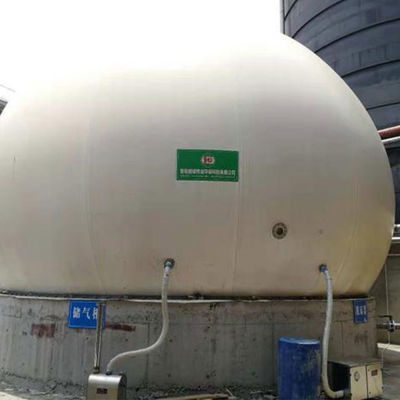 品質  PES PVC PDFE Double Membrane Biogas Holder Gas Holder In Biogas Plant 工場