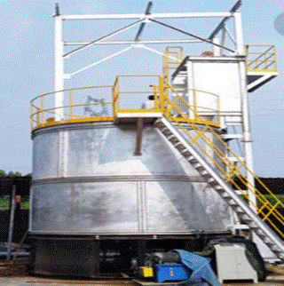 品質  Computer Controlled Aerobic Digester Food Waste Fluidised Aerobic Bioreactor 工場